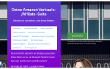 Amazon-Verkaufs-Affiliate-Seiten-Erstellung