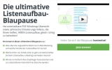 Die ultimative Listenaufbau Blaupause