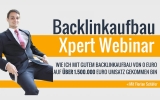 Florian Schäfer: Backlinkaufbau Xpert Webinar